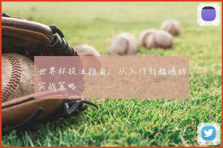 世界杯投注指南:从入门到精通的实战策略